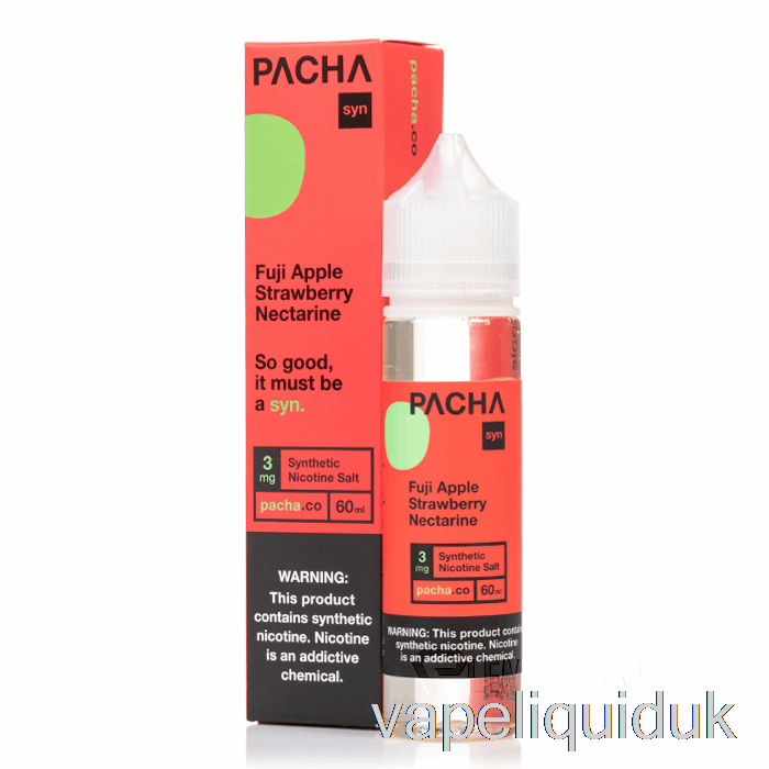 Fuji Apple Strawberry Nectarine - Pachamama - 60mL 3mg Vape Liquid